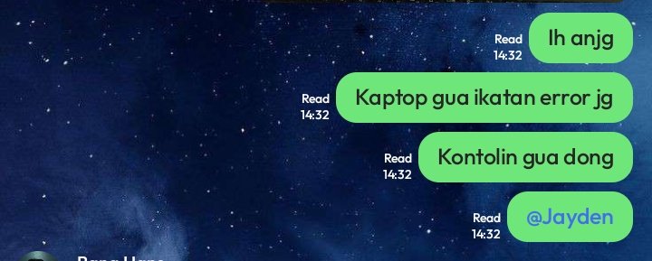AA_Universe01's tweet photo. [ 02 ] Kontolin gua #nikjake #yunki au

- Part of AU Typo Maut 🔞 https://t.co/ORHSoyoUAt