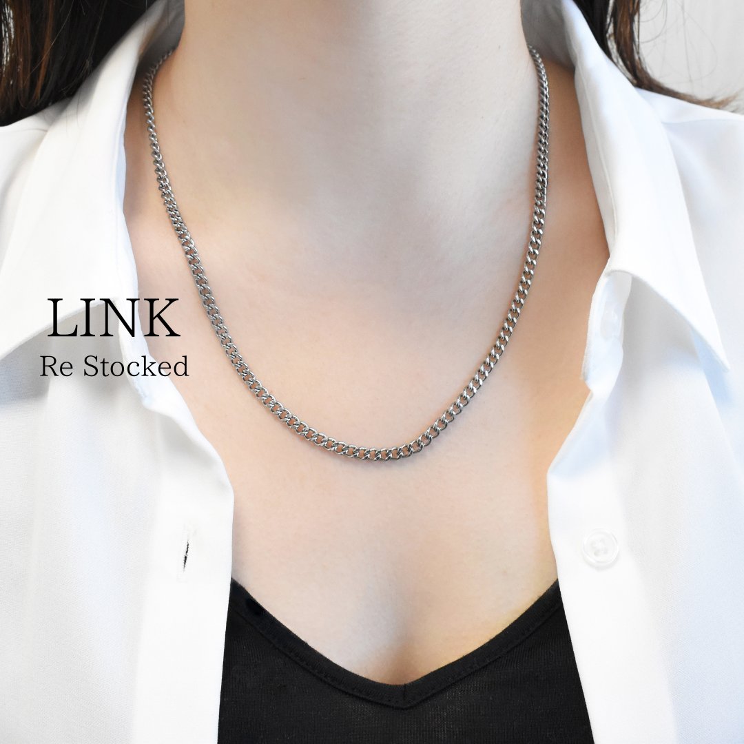 blancotokyo's tweet photo. 「LINK」も在庫補充されております♡
お見逃しなく!!

#blancotokyo
#再入荷
#ネックレス
#金アレ対応アクセ https://t.co/232t9Wc49Q