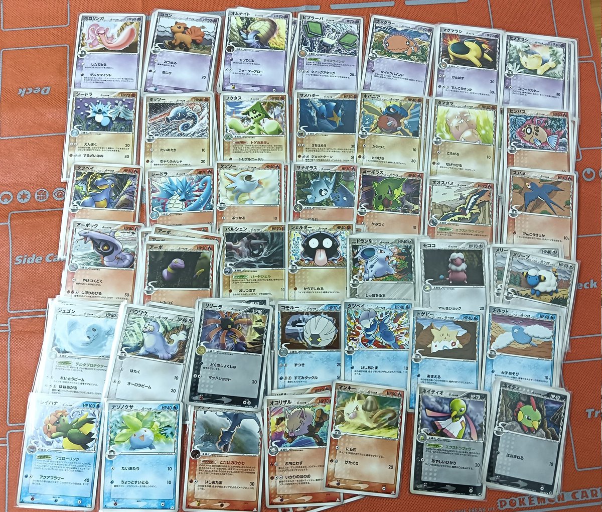 cardshop_start's tweet photo. 【ポケカ買取情報】
僕が個人的に大好きなデルタ種のカードがたくさん入荷しました！！！
懐かしい！！！！すごいたくさん買取できてテンション上がってます！！！
#ポケカ https://t.co/uefwhiYu5e