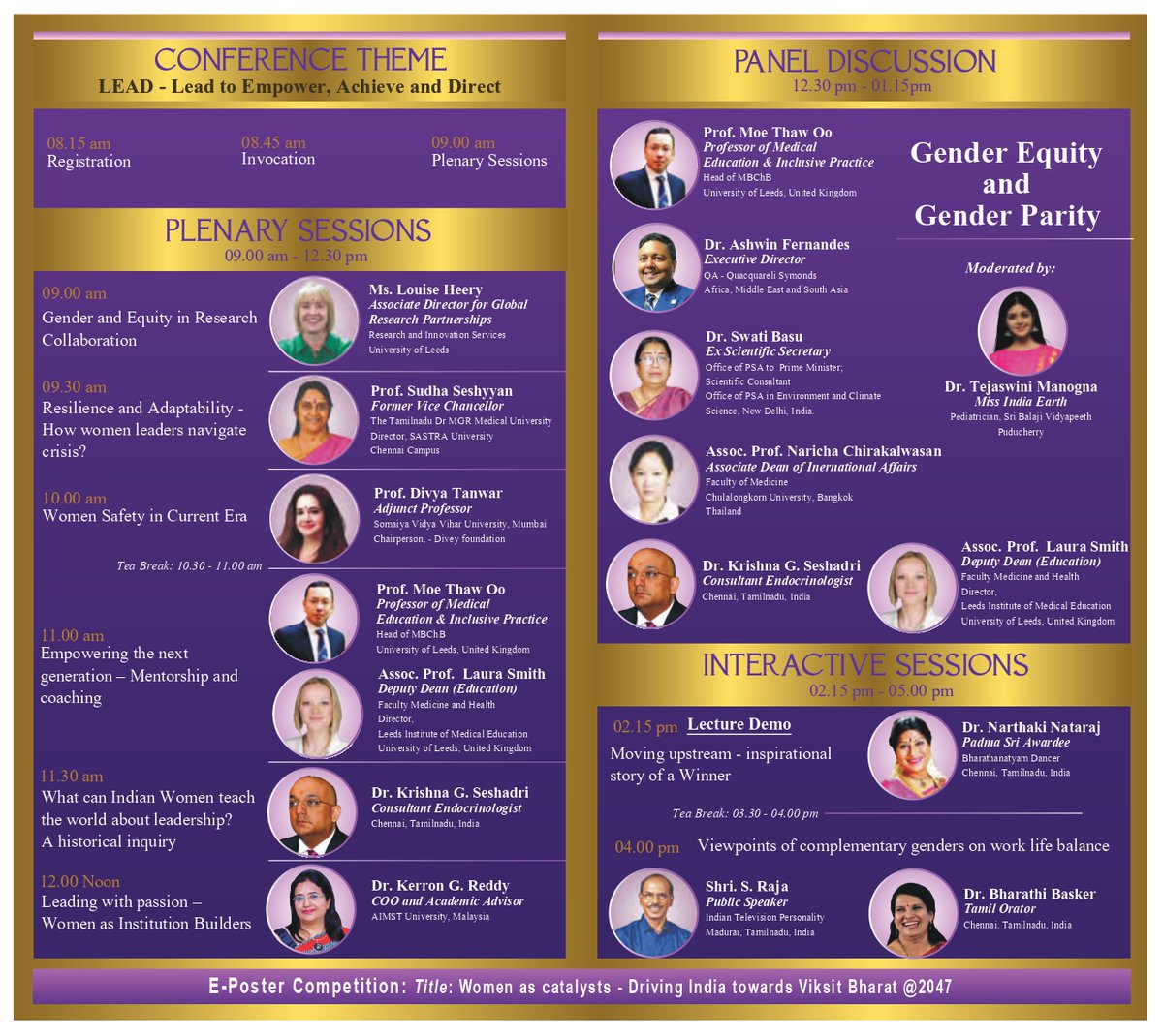 III International Health &amp; Research Convention 2025-Session 3, featuring the "Women in Leadership" conference, organized by SBV Women’s Cell and the University of Leeds, on Feb 6. 
-
-
Visit: ihrc.sbvu.ac.in
-
-
#SBVLeadership #IHRC2025