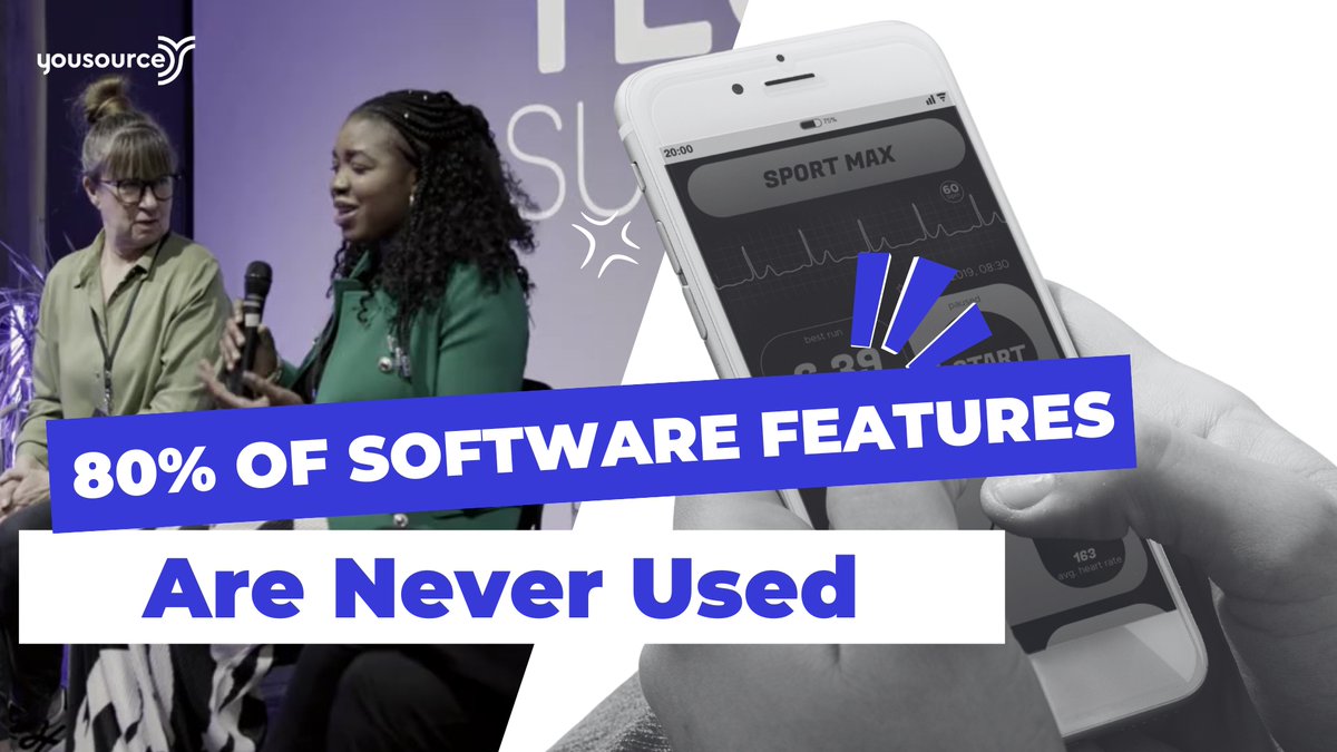 yousourceinc's tweet image. Did you know that 80% of software features are never used? 🤔 

Click to Watch 👇 

Join the conversation: What features do YOU think should be prioritized in software design?

#SoftwareDevelopment #UserExperience #FeaturePrioritization #DesignThinking #TechTalk…