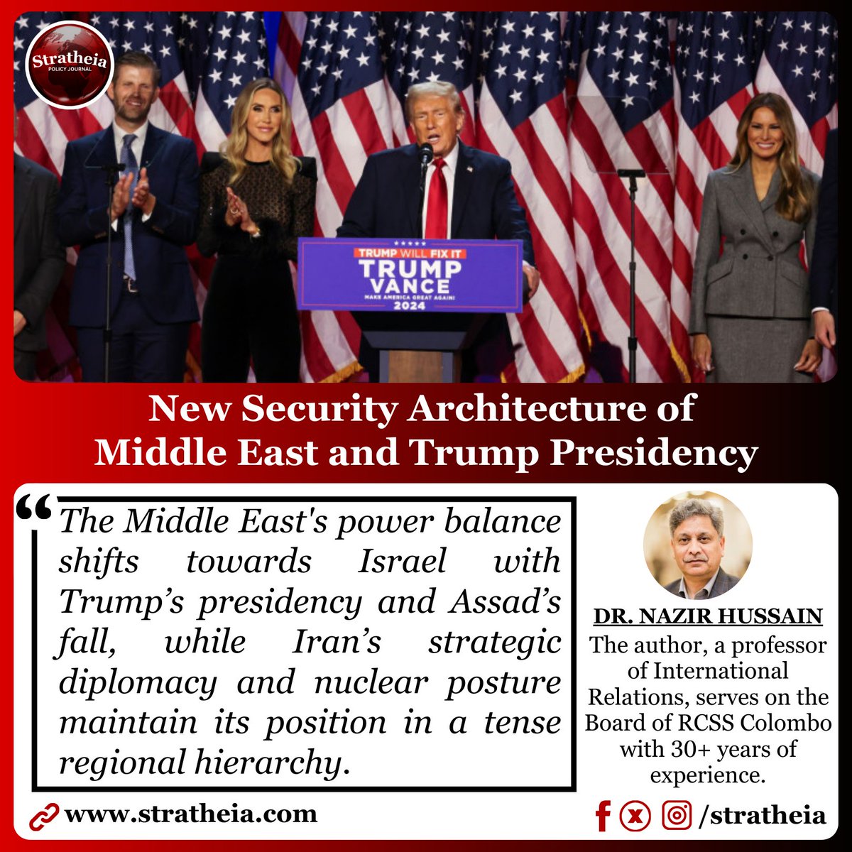 The fall of Assad marks a turning point in the Middle East. Israel expands into Golan Heights as Iran's regional influence wanes. <a href="/Sheeshgar1/">Sheeshgar</a> 
#Trump #US #MiddleEast #Israel #Iran #Russia #Geopolitics #IsraelIran #TrumpAdministration #RegionalSecurity #IranRussia #Diplomacy
Read