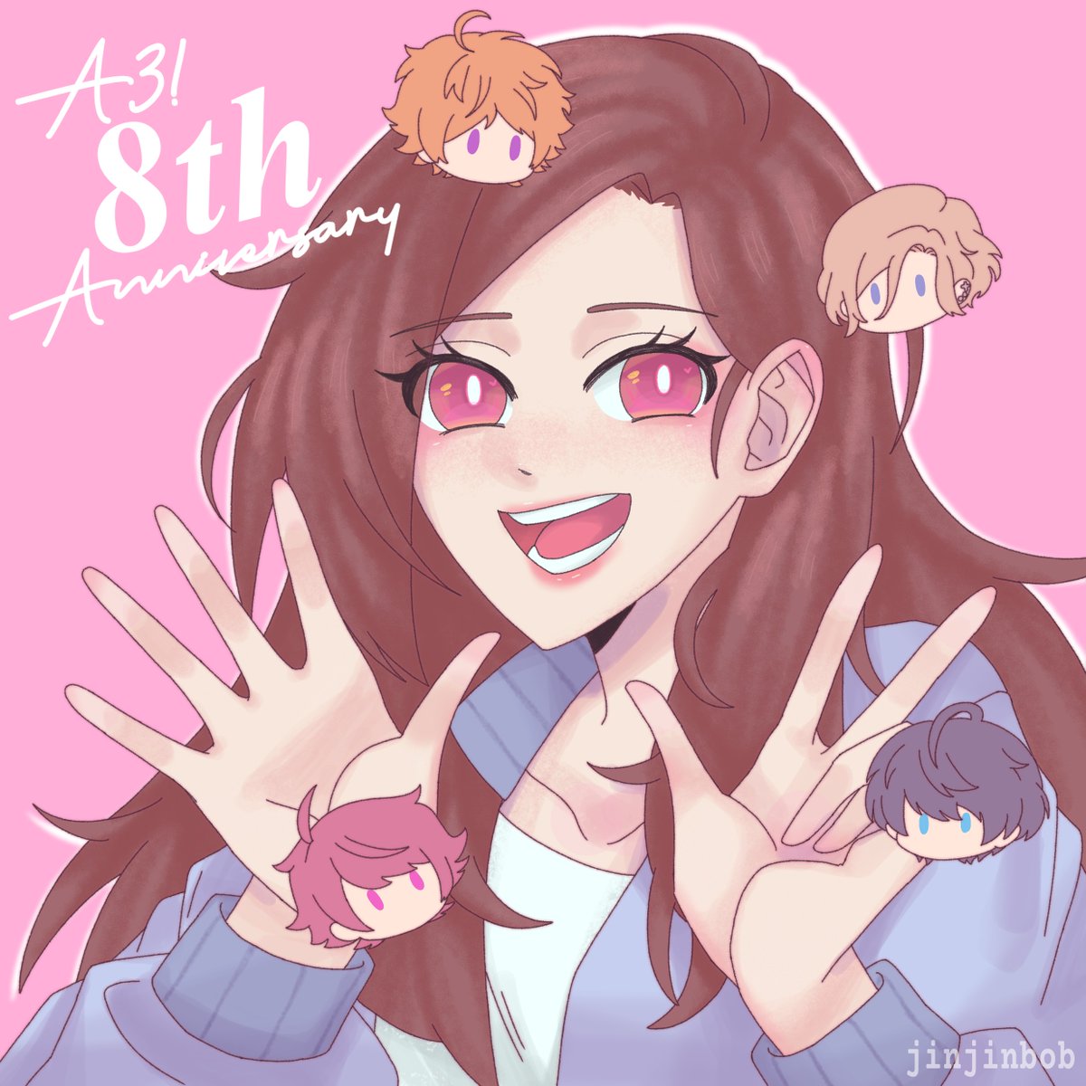 Happy 8th Anniversary, A3!!
#A3_8th_anniversary
#エースリー8周年
#エースリー満員御礼