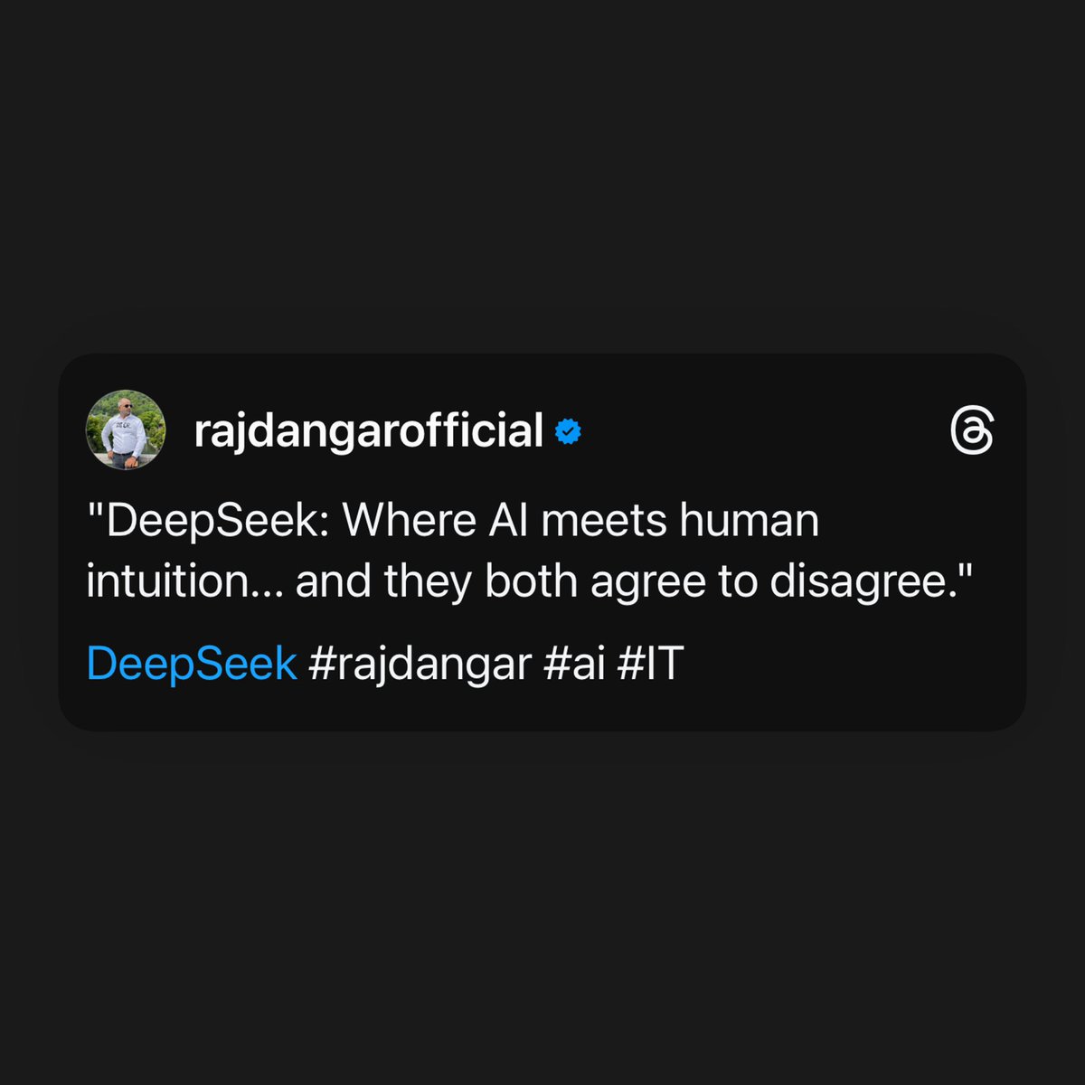 #DeepSeekR1 #IT #Ai #rajdangar