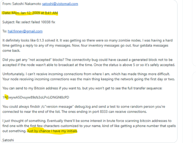 TheCryptoEscape's tweet photo. I went further down that is $QUBIC creator @c___f___b  the $BTC creator Satoshi Nakamoto

Some interesting insights below

Firstly, analyzing writing styles:

This time, I scrolled through Bitcoin Talk posts of Satoshi, CFB and BCNEXT

We know that CFB and BCNEXT are the same person so I wanted to see how their posts correlated to Satoshi's

Obviously, there is every chance that CFB would try to hide their writing style to disguise a link to Satoshi

But even still, when I read through the posts, it just felt very like BCNEXT and CFB were the same person, but Satoshi was someone else

And I really wanted to find strong similarities between Satoshi and CFB but it wasn't there in my opinion

There was a real technical nature and maturity to Satoshi's posts which wasn't there as much with CFB and BCNEXT

Obviously, this isn't in any way conclusive evidence but it is just a really interesting observation

Interestingly, you do find a very well written and far less cocky CFB in those posts

You can check out their profiles for yourself here:

https://t.co/LOwe7SHCrE

https://t.co/h1tGBuhH8k

https://t.co/0Yjw0kHv4r

Timezone analysis:

Some great $QUBIC community members like @_cibuQ_ have shared that CFB and Satoshi have the same timezones on Bitcoin Talk

I confirmed this and then I looked at BCNEXT's timezone

And guess what?

It is the exact same as Satoshi's and CFB's!!!

Mindblowing right??

Not really....

I dug a little deeper and it turns out that Bitcoin Talk defaults you to this timezone if you don't bother to update your timezone

So it is probable that Satoshi, BCNEXT and CFB all just didn't bother to add their own timezone on Bitcoin Talk and it is set to default

People reaching out to tell me to stop:

Some accounts have stopped posting about this stuff because they were contacted by powerful people and asked to stop

For example:

Currently, I can confirm that the FBI has not contacted me with a deepthroat voice saying "leave it alone, turn back" 😅

And I can confirm I haven't been the victim of any assassination attempts yet

I'm guessing some accounts want to add more mystery to this stuff and maybe that's why they suggest they've been told to stop

Current thoughts:

So the investigation last night definitely would lead me to think that CFB is not Satoshi

If someone just showed me the posts from CFB, BCNEXT and Satoshi, I would say, no they aren't the same person

But I keep coming back to all the other evidence, and there is a lot of it

The primary evidence that gets me is those two early Bitcoin addresses

15ubicBBWFnvoZLT7GiU2qxjRaKJPdkDMG
1CFBdvaiZgZPTZERqnezAtDQJuGHKoHSzg

The first address with 15ubic in it is 99.99% Satoshi's address and we know that 15 is Q in base58 so it basically says $QUBIC

And nvoZLT is so like novoe zoloto (new gold in Russian) that it is hard to ignore

There are only a four options I see here:

1. CFB is Satoshi and created this address
2. Satoshi created this address but it had no meaning (CFB sees the address and names Qubic after it)
3. Satoshi created this address and it has meaning (CFB sees the address and names Qubic after it)
4. It is all a coincidence

It is a really big coincidence if it is one and really strange that Satoshi would seem to put some Russian in his address

The second address: 1CFBdvaiZgZPTZERqnezAtDQJuGHKoHSzg is equally interesting

We know that CFB had this nickname since at least 2002 so he didn't base his nickname on this address

We also know that this address appeared the day after Satoshi emailed Hal Finney and said they put their initials in a $BTC address

Of course, in that email, the Satoshi's initials are in the address in the middle of the email

Case closed right?

WRONG!!

Because if CFB's initials appeared in an address the next day, it means he must have known about this email or it was a coincidence

Basically, there are only 4 options in this scenario

1. CFB hacked Hal Finney and Satoshi's emails
2. CFB is Hal Finney
3. CFB is Satoshi
4. Coincidence

I think we can all say it is unlikely that options 1 and 2 are true

So that leaves us with a HUGE coincidence or the Satoshi is CFB option

Conclusion:

I think the above details still make it really hard to think that CFB wasn't in someway involved with Satoshi

But something just doesn't feel right about it all

If I had to guess, I would say he didn't act alone

And I think all signs probably point to another Russian Sergey having worked with CFB on this (Sergey Nazarov obviously!!!)

But it is all guess work at this point, I have no idea