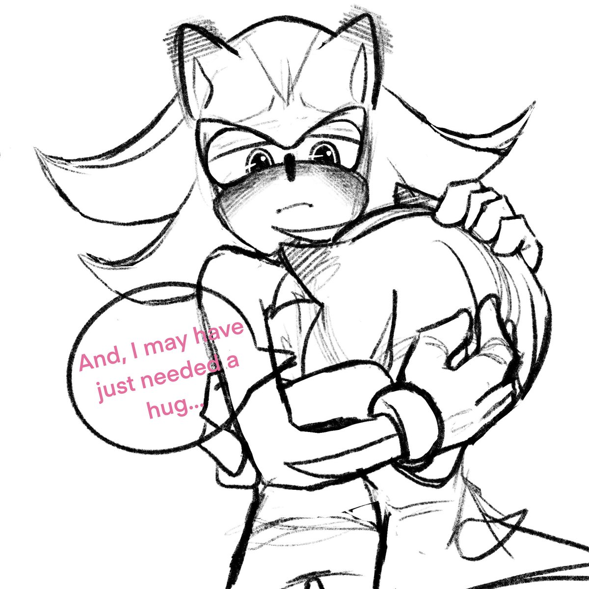 Katfox4000's tweet photo. ⚠️WIP: (2/2) continued #shadamy comic! 

🩷: And.. I may have just needed a hug…
🔴⚫️: It’s okay, to need a hug Amy❤️
🩷: Thank you….Shadow🩷 https://t.co/Jp6tS2pIUR