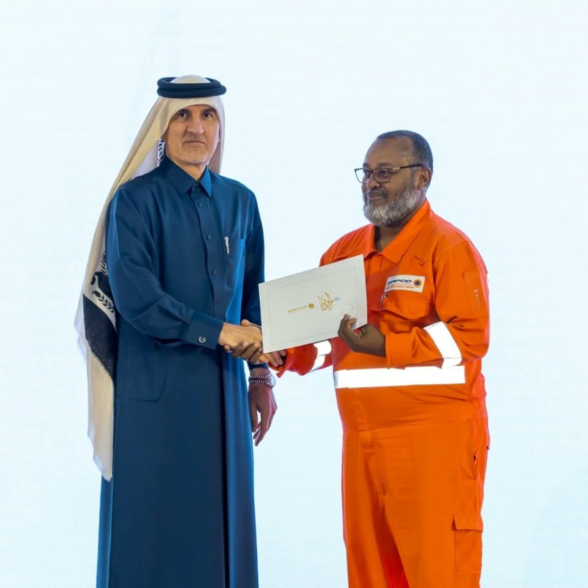 كرَمت #قابكو موظفيها تقديراً لتفانيهم وإلتزامهم، واحتفاءً بمسيرتهم المهنية الطويلة التي امتدت
 لـ 5، 10، 15، 20، 25، 30، 35، و40 عاماً من العطاء المستمر في الشركة.