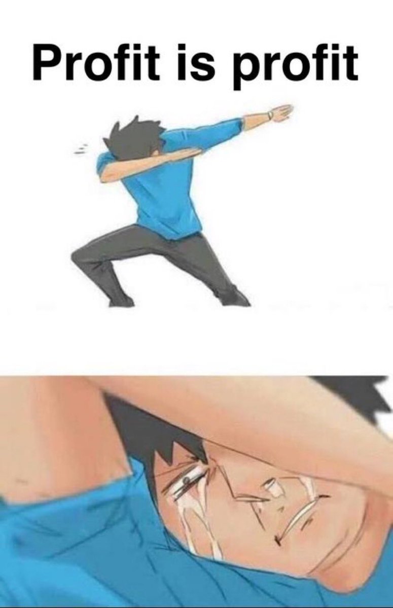 PR0H0S's tweet photo. When you sell for 2X but the coin pumps 100X right after https://t.co/Z5v8uyzUk4