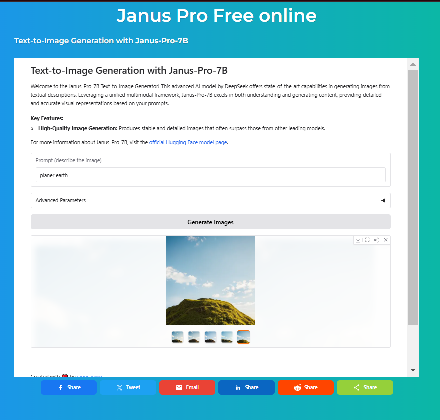 SevaContact's tweet photo. TRY Janus Pro 
It is FREE Unified Multimodal Understanding and Generation Models beat Open ai. 
Janus Pro AI is an advanced version of the previous work Janus. 
https://t.co/hsRkLXDnop 

 #deepseek #JanusPro7B #januspro https://t.co/oZVfVBRzIP