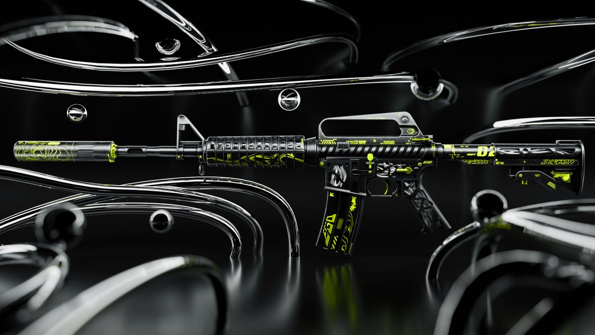 M4a1-s | Weightless [YLW]
I'm testing out some different color schemes. This one was originally supposed to be a shade of yellow, but maybe it's green? The more I look at it the more I think it's green. Idk maybe I'm just colorblind.

steamcommunity.com/sharedfiles/fi…

<a href="/CounterStrike/">CS2</a>