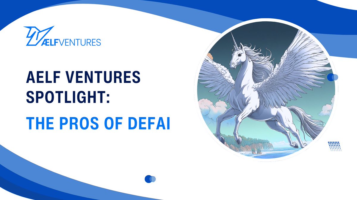 📊aelf Ventures Spotlight: The Pros of DeFAI🤖

AI + DeFi = A match made in crypto heaven. 

DeFAI projects are simplifying, optimising, and automating #DeFi processes like never before. 

Let’s explore the key innovations driving this revolution.🧵👇

[1/5]