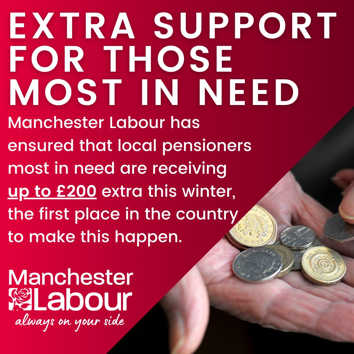 gavinwhite76's tweet photo. If you are aged 66 or over, and not had a winter fuel payment this winter, you can apply to @ManCityCouncil for up to £200 from Winter Fuel Hardship Fund to help with cost of living pressures.

Apply here: https://t.co/tDctHryncY or call cost of living advice line: 0800 023 2692. https://t.co/TvTrOR03Om