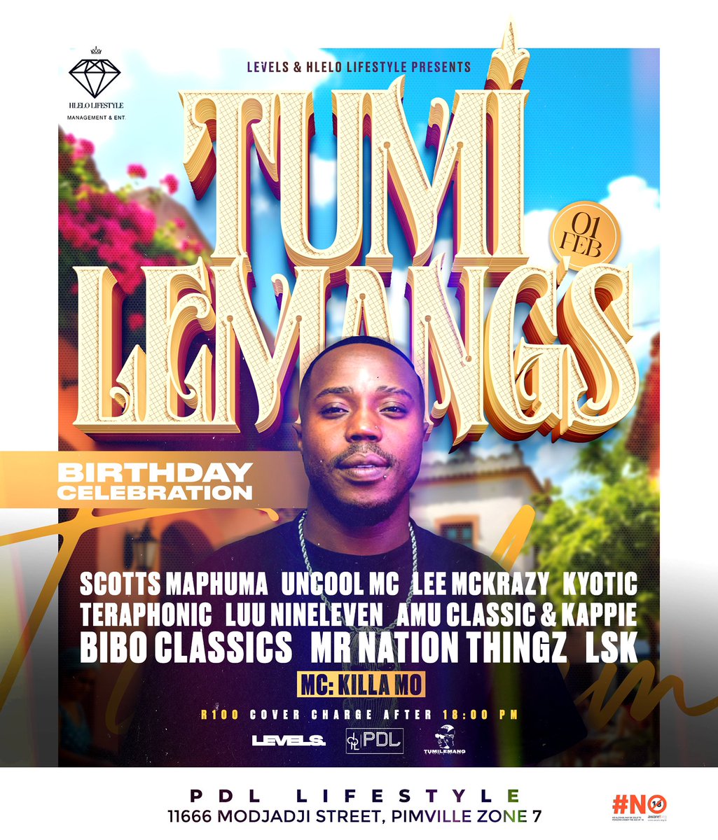 Levels94_'s tweet photo. We Just 4 days away from Birthday ya Mfana o Dark 😊.

The Derby will be Live streamed so let’s 😊meet there 
@orlandopirates vs @KaizerChiefs 

Before 18:00 free entrance 
After 18:00 it’s R100 #Levels25 https://t.co/Qu2OkKCOCR