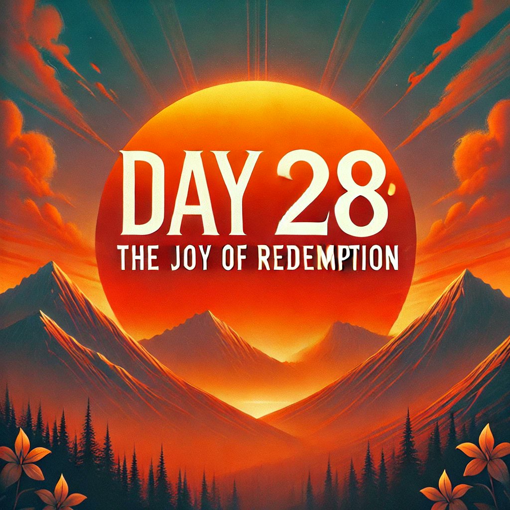 Day 28: The Joy of Redemption ericcooper.org/new/day-28-the…