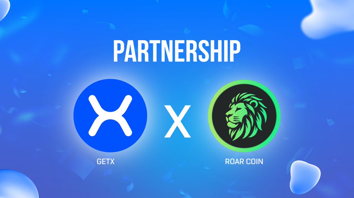 GetX_exchange's tweet photo. 🤝 GetX x Roar Coin: Uniting Innovation and Community! 🦁

We’re excited to partner with Roar Coin, the ultimate meme coin on the TON blockchain. Together, we’re creating seamless trading, exclusive features, and an empowered, thriving community. https://t.co/HkVsxMsFfr