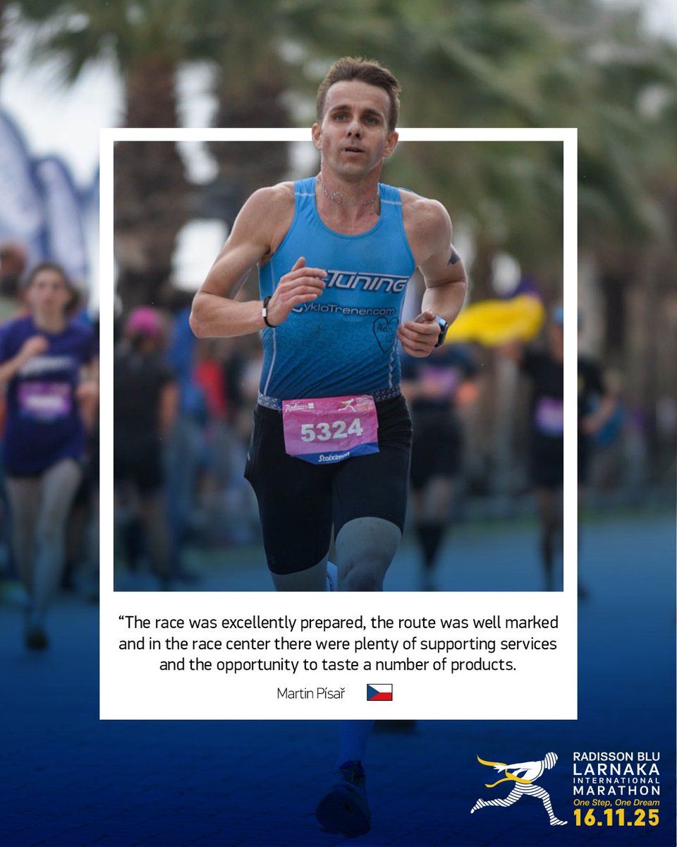 Redefine your running experience at #LarnakaRun!

This is your chance to experience what #LarnakaRun is all about! 

Register now at bit.ly/larnakarun25 and benefit from our 40% discount. 

#LarnakaRun #KeepUpTheTraining