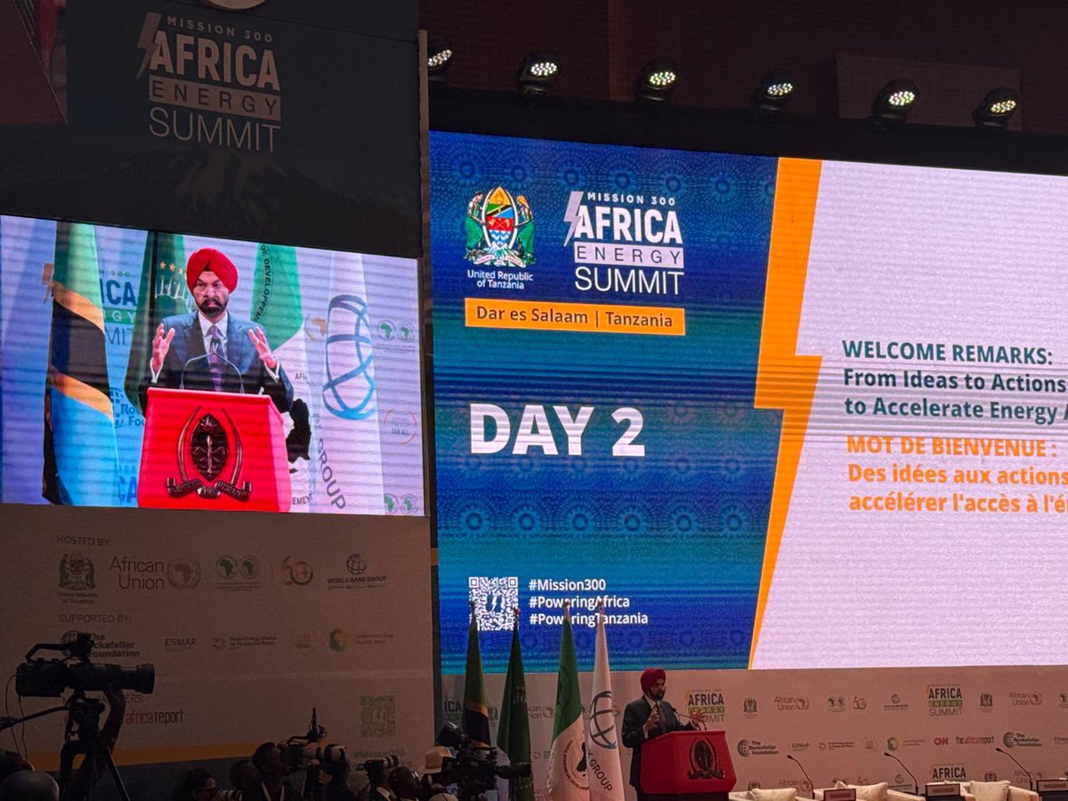 EnergyAlliance's tweet photo. “Africa still has 83% of the global population without electricity. This is why we launched #Mission300,which has grown into a global movement with…partners. It is an unprecedented Alliance.”

-@akin_adesina 

#LetsChangeEnergy by #PoweringAfrica https://t.co/wo5Uxfa7Uw