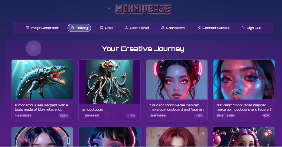 Gm amazing creatures 🌊🫧🧜‍♀️
Check the new version of our official web site : 

monniverse.xyz
Bubbly bye 🫧🫧❤️