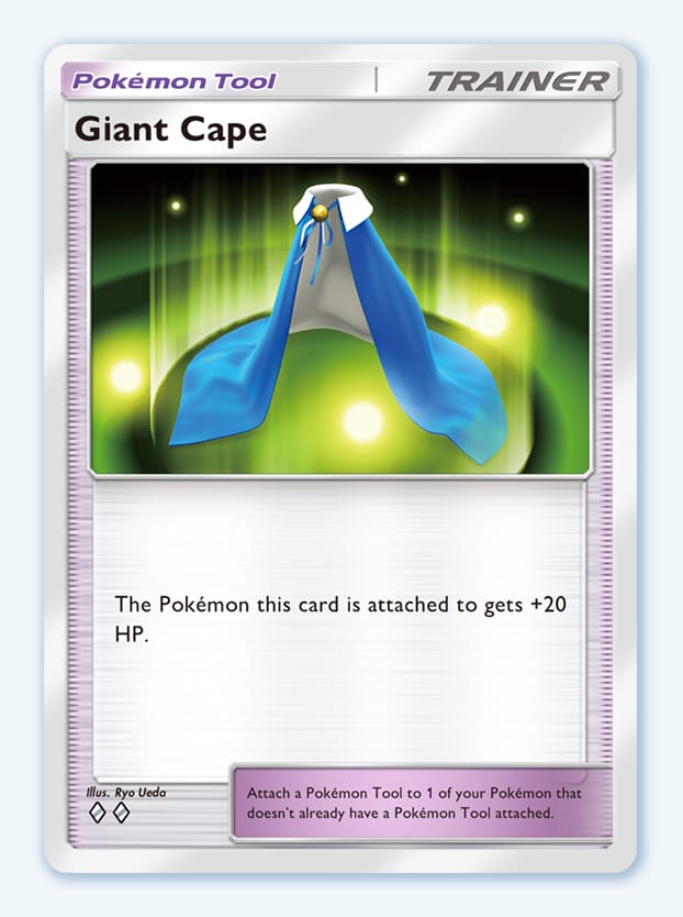 Pokmon Tool cards These cards are attached to one Pokmon Giant Cape  Lum Berry Rocky Helmet #PokemonTCGPocket