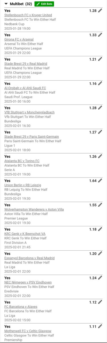 Tumalizer_ZA's tweet photo. Its a Game of Either Halves 🔥🤌🏿⚡️💥

Multi Bet betslip: X8CEF523A https://t.co/IVgo8xTff9 https://t.co/YJVy6LlDRg