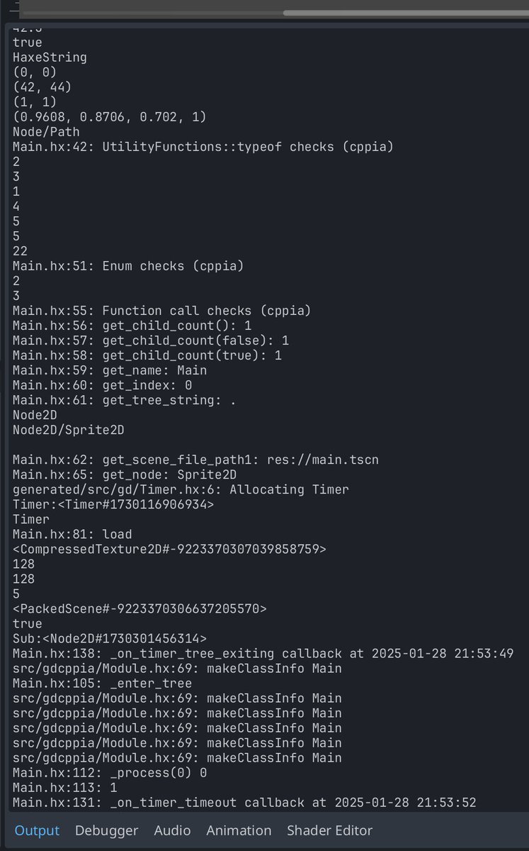 kevinresol's tweet image. This Haxe cppia script should look familiar to those who have worked with GDScript

#Haxe #cppia #GodotEngine