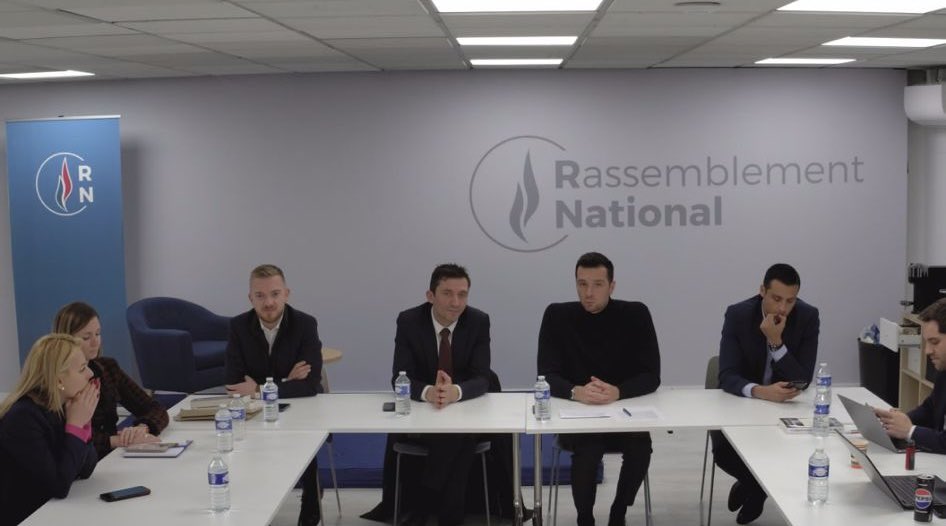 BilletRibeiro's tweet photo. 💻 Réunion des bureaux départementaux avec la présence de notre président @J_Bardella.
#visioconference #réunionrn #RassemblementNational #JordanBardella https://t.co/Rksgd8jsJi