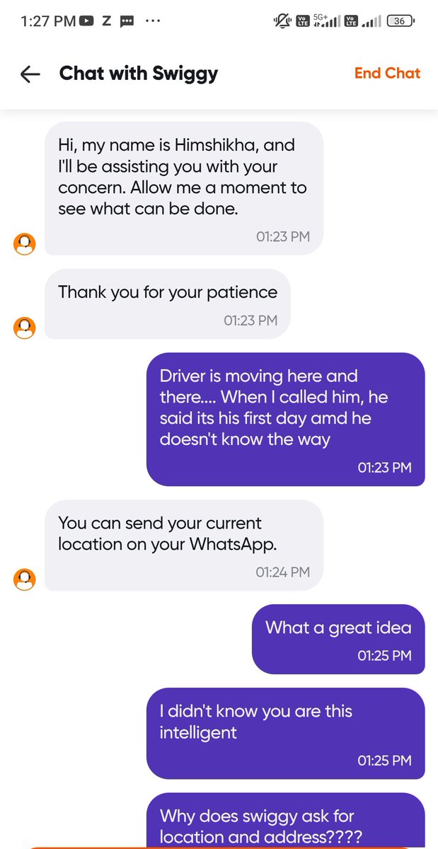 realvarunarora's tweet photo. @SwiggyInstamart I have been asked to share my location on delivery guys personal number... And it's been an hour since my order. Order number 197018590561970 https://t.co/kJWn2qYrRF