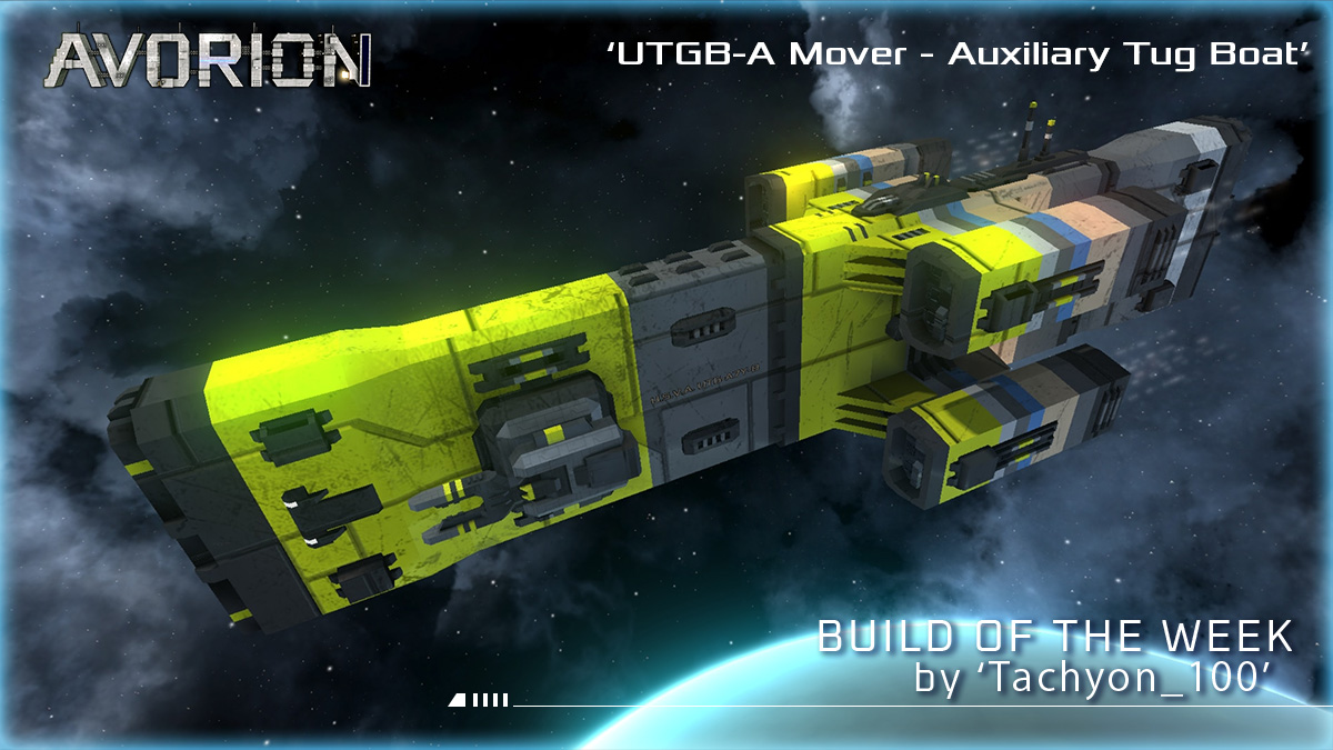 avorion's tweet photo. 🚀 Spotlight: Build of the Week! 🛠️

This tiny tug boat proves that even the smallest ships can make the biggest impact. Who says size matters?

📸 ‘Tachyon_100’ | Steam

Check it out on the Steam Workshop:
https://t.co/YLb62Adl6q

#Avorion #buildoftheweek #steamworkshop https://t.co/OvVV6om0cB