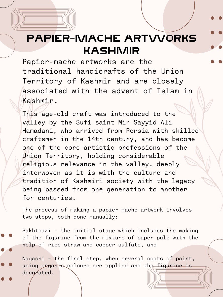 HCI_Singapore's tweet photo. Promoting #OneDistrictOneProduct in 🇸🇬

Papier Mache handicrafts &amp; saffron from Jammu &amp; Kashmir https://t.co/orELMxk8qi