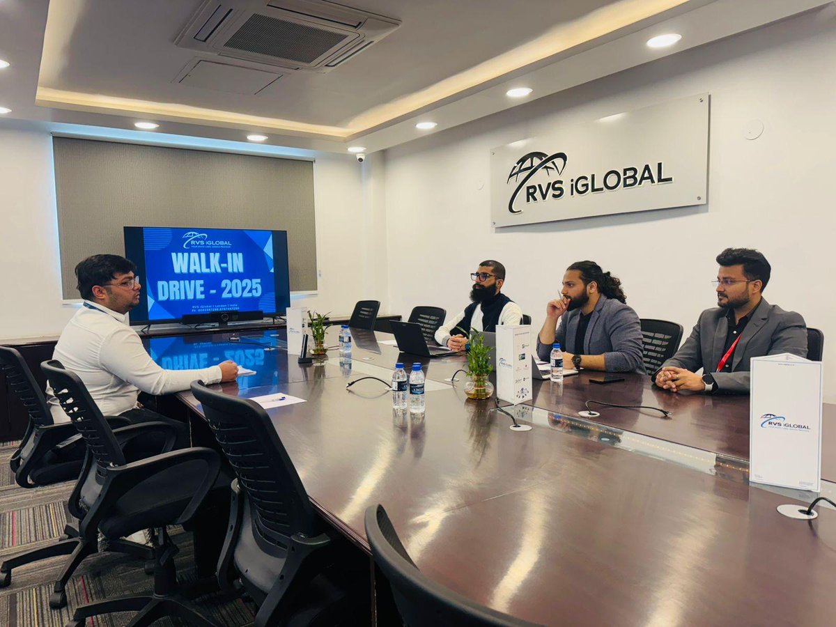 rvsiglobal's tweet photo. Successfully hosted Walk-In Drive at our office, welcoming 150+ IT professionals! 50 have been shortlisted for the next round.

Candidates praised the process, work environment, and growth opportunities at RVS. Ready to join us? Apply now: jobs@rvsiglobal.co.uk.

#hiring #jammu https://t.co/I5obGiPFEN