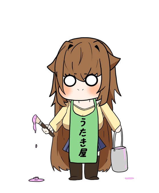 当サークルのマスコットちゃん
(配信してた時に使ってたモデルを小さくした) 