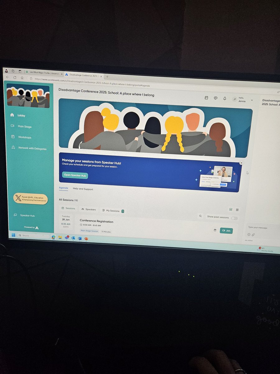 Conference day #ChampioningTheUnderserved <a href="/HFL_Education/">HFL Education</a>