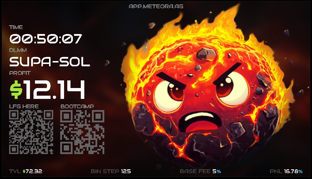 NL_Mil_'s tweet photo. 9E1wHWJLRebEZKvDfqYK93bt9oW1HyXvgWBYbFgwpump
#DLMM #MeteoraAG https://t.co/UgYkraiLhc