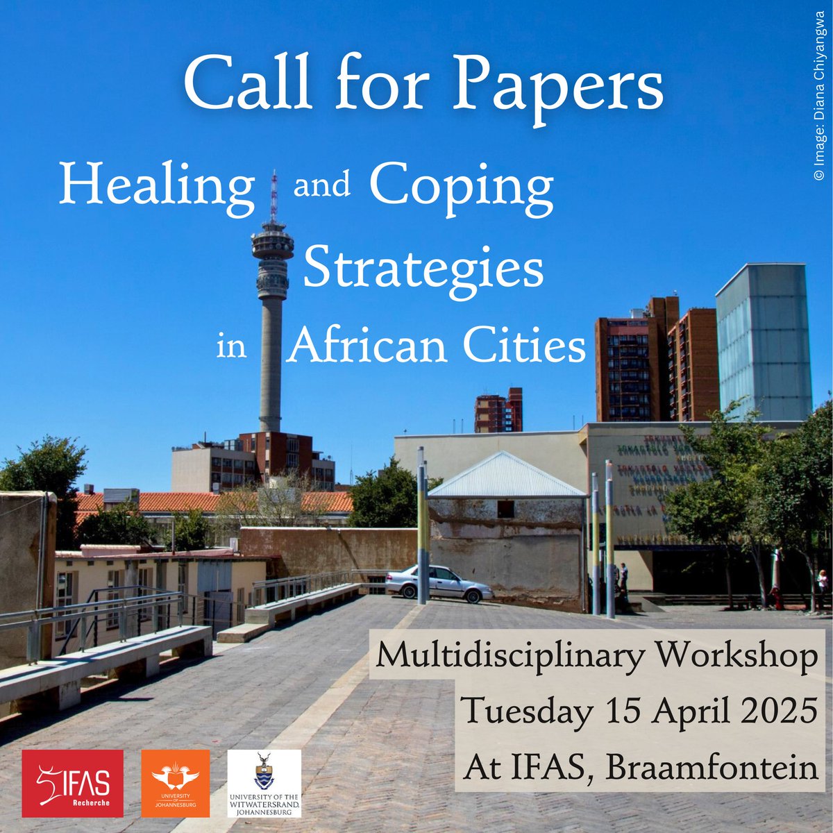 📢Call for Papers "Healing and Coping Strategies in African Cities" multidisciplinary Workshop" 📢
⚠️ Deadline for abstracts submission: March 5, 2025

👉 More details : ifas.org.za/research/uncat…