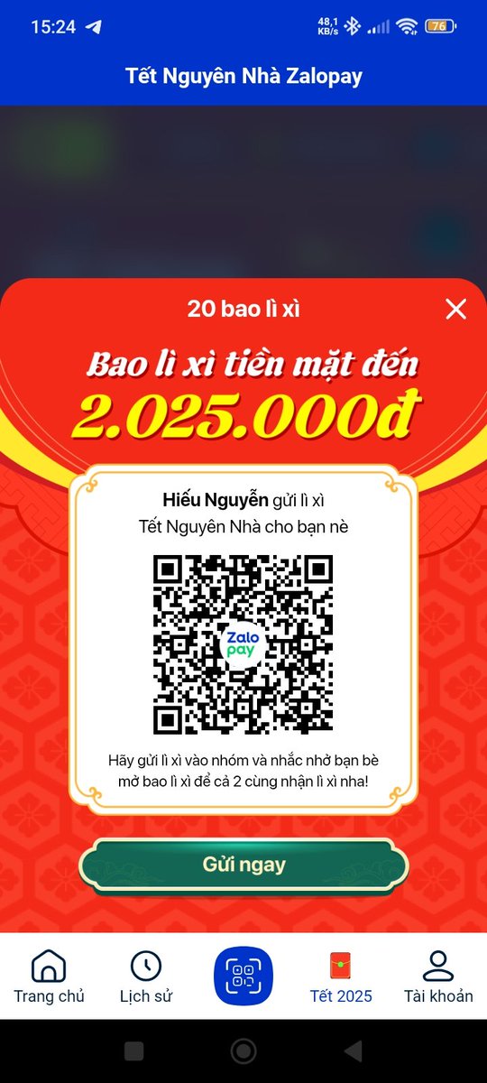 Hiuhap's tweet photo. Lì xì https://t.co/jJVWlFbspF