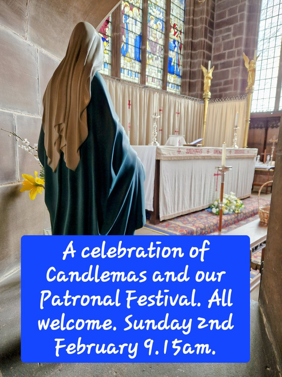 #candlemas this Sunday. 🕯⭐️🕯 <a href="/DioManchester/">Diocese of Manchester</a> <a href="/ManDioGF_PM/">ManDio Growing Faith Programme Manager</a> <a href="/RochdaleParish/">Rochdale Parish Churches</a>