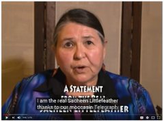 SRAntiFascism's tweet photo. @birgitomo @AmieVarley @CdnHumanRights @MRUAntiRacism @NorResist @Italiantifa @CarlFaehrmann @KanahusFreedom @Indigenous_ca @ArticulateDinos #Elder #SacheenLittleFeather:
video to @SDAttorneyGen
https://t.co/puYHgPlbJk regarding #FakeNative @AmericanIndian8 #AmericanIndian8 #Cornwall 
#SusanFairweather on #CommittingFraud,
#FundRaisingScams,#IdentityThefts
against #IndigenousPeoples,
both against her &amp; #LeonardPeltier https://t.co/ZthR92acid