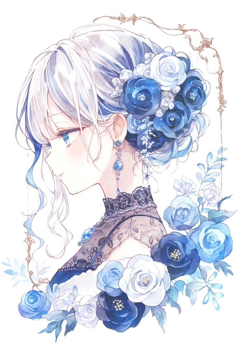 chun_paretto's tweet photo. 銀白の青薔薇 https://t.co/PUBFGNvOOH