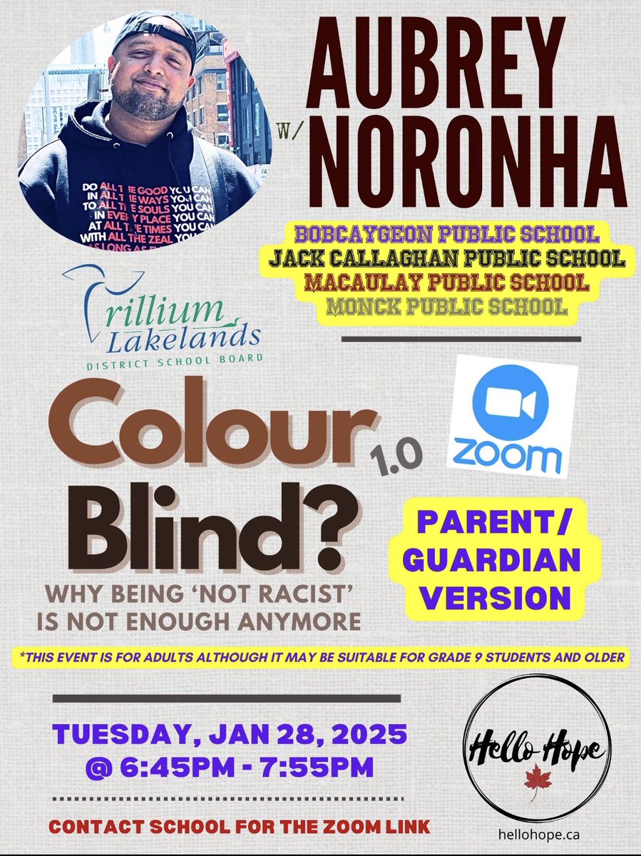 Calling our parent community to join our Anti-Black Racism workshop taking place tonight at 6:45pm. Check your email for the Zoom link. See you there!