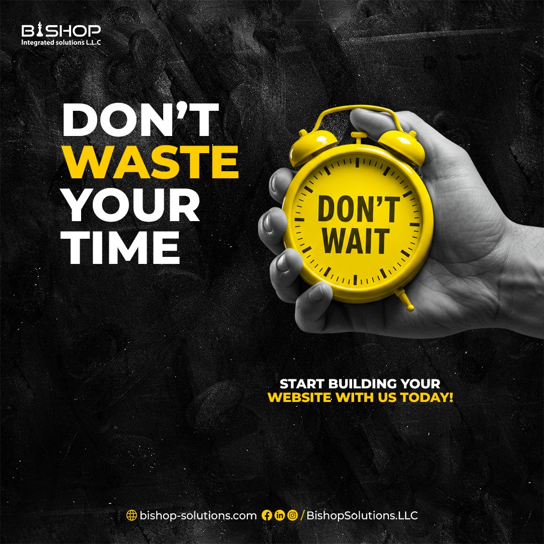 BishopSolution's tweet photo. Build your dream website today with cutting edge features and expert solutions!
Get your website now and contact us:
+20 1555665776
website: https://t.co/SDOC6GDui4
#WebDesign #Ecommerce #DigitalMarketing #SEO #Branding #BusinessGrowth #BishopIntegratedSolutions #ERPSoftware https://t.co/mvs20vnbHA