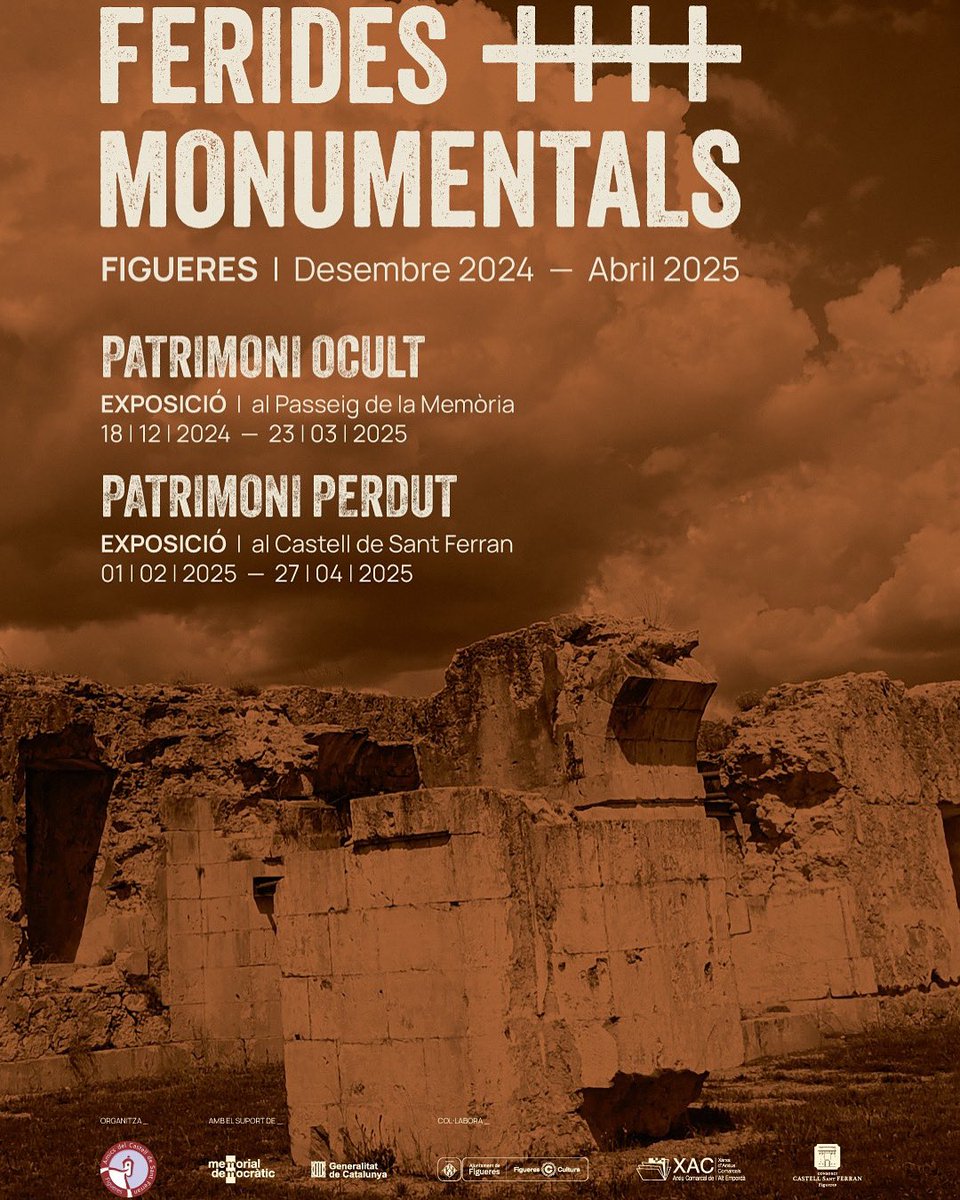 Ajuntament de Figueres (@ajfigueres) on Twitter photo 📜 Inauguració de l’exposició ‘Patrimoni Perdut’, en el marc del projecte Ferides Monumentals, dels Amics del Castell de Sant Ferran.
📅 Aquest dissabte 1 de febrer
🕐 12 h
📍 Al Castell de Sant Ferran
#Figueres <a href="/amicscsf/">amicscastellsantferran</a> 📜 Inauguració de l’exposició ‘Patrimoni Perdut’, en el marc del projecte Ferides Monumentals, dels Amics del Castell de Sant Ferran.
📅 Aquest dissabte 1 de febrer
🕐 12 h
📍 Al Castell de Sant Ferran
#Figueres <a href="/amicscsf/">amicscastellsantferran</a>