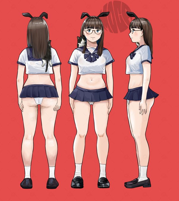 🐰🐰🐰
後ろ→正面→横 