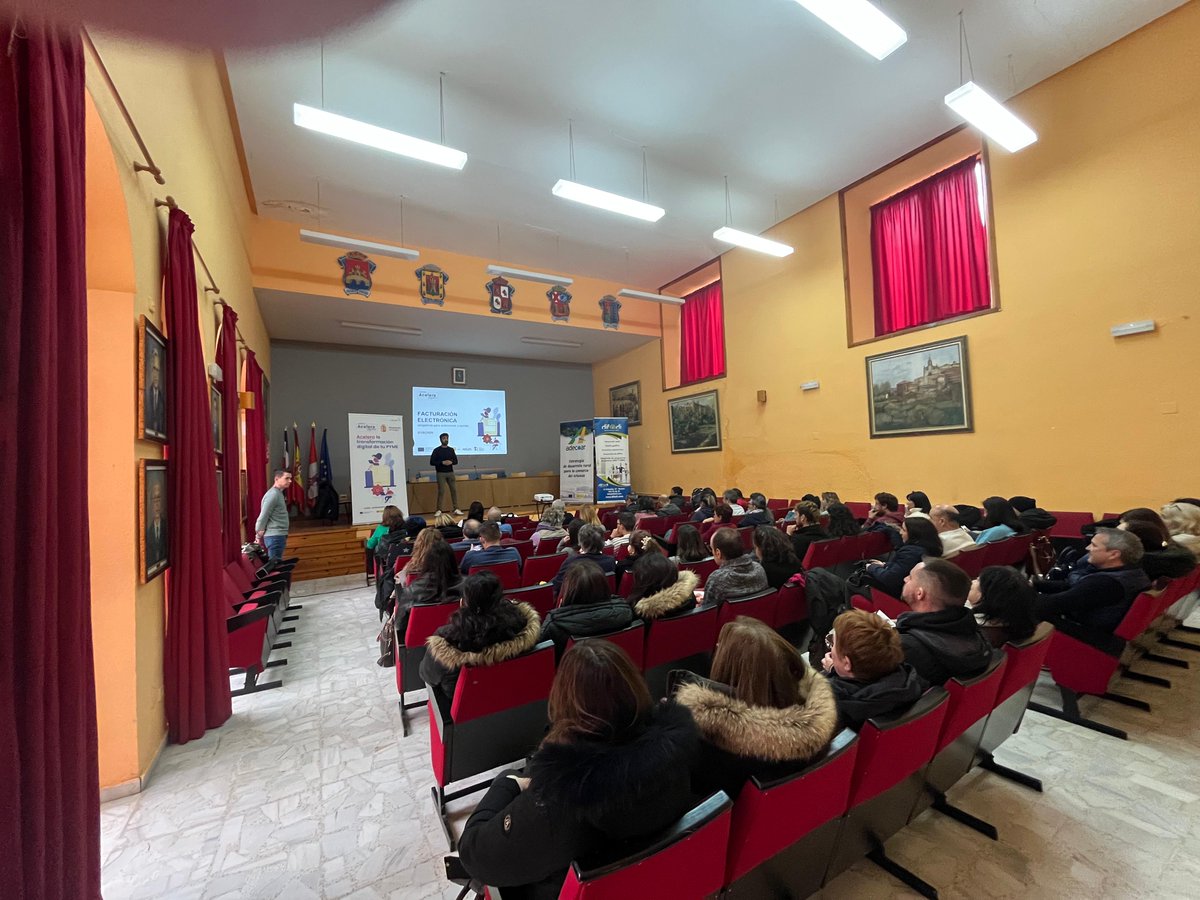 👩‍💻 Muy satisfechos de la formación de <a href="/AceleraPymeBur/">Acelera Pyme Rural Burgos</a> sobre la nueva factura electrónica organizada ayer en #Lerma junto a <a href="/adecoar_arlanza/">ADECOAR</a>  

🔸 Más de 50 personas participaron para conocer:
✅ Facturación electrónica.
✅ Ley Crea y Crece.
✅ Relación con la Administración.