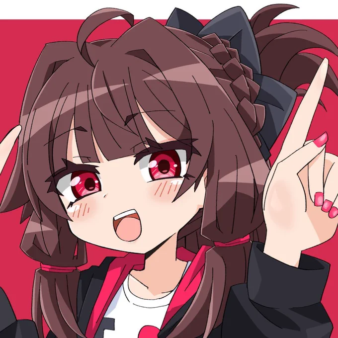  この髪型の切子ちゃん 