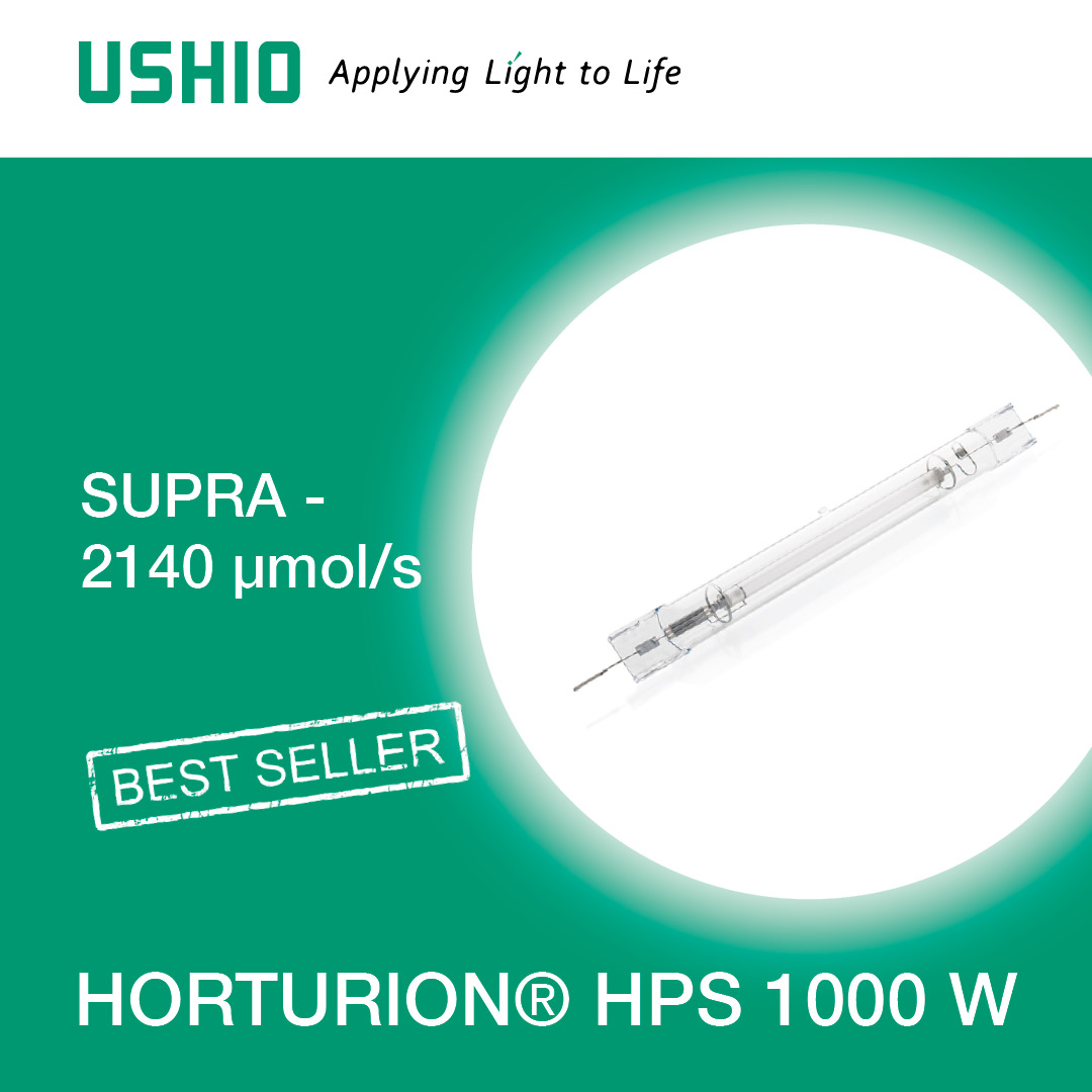 🌱 Grow Strong, Grow Smart with HORTURION® HPS 1000W DE EL Supra! 🌱

Our bestseller HPS 1000W lamp delivers an impressive 2140 µmol/s light output, offering top-tier efficiency. 🌟

Visit us at the HortiContact in Holland from 18 to 20 February 2025. 🌵