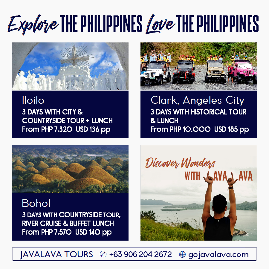Javalava Tours | Team Javalava (@javalavatours) on Twitter photo ๐ LUNAR NEW YEAR SALE ๐
๐ท๏ธ Less โฑ 328 per pax for deals with tours
๐ท๏ธ Less โฑ 158 per pax for deals without tours
๐ท๏ธ Less 15% for day tours
Short Breaks
gojavalava.com/shortbreaks
Day Tours, Shore Excursions
gojavalava.com/daytours
Website prices are before discount. Book now ๐ LUNAR NEW YEAR SALE ๐
๐ท๏ธ Less โฑ 328 per pax for deals with tours
๐ท๏ธ Less โฑ 158 per pax for deals without tours
๐ท๏ธ Less 15% for day tours
Short Breaks
gojavalava.com/shortbreaks
Day Tours, Shore Excursions
gojavalava.com/daytours
Website prices are before discount. Book now