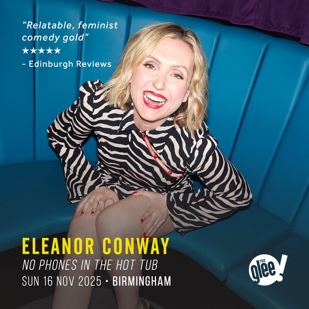📣 NEW SHOW: Join the multi-award-winning <a href="/EleanorConway/">Eleanor Conway</a> at The Glee Club on Sun 16th Nov for an unfiltered show about female rage

Nothing makes her angrier than people who bring their phones into the hot tub of the bougie gym she can’t really afford

🎟On sale 10am Thu 30th Jan