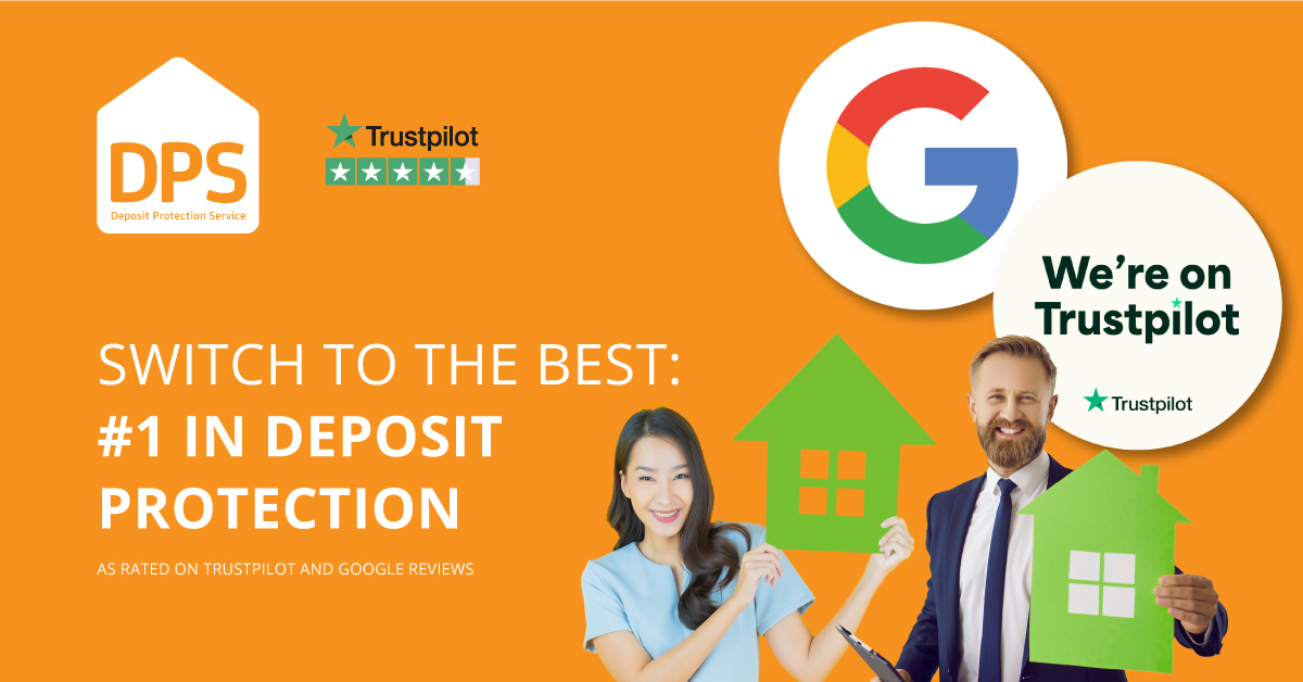 When you want the best, choose The DPS. We’re #1 for deposit protection in England and Wales on both Trustpilot and Google. Make the switch today. spr.ly/6011xutDD