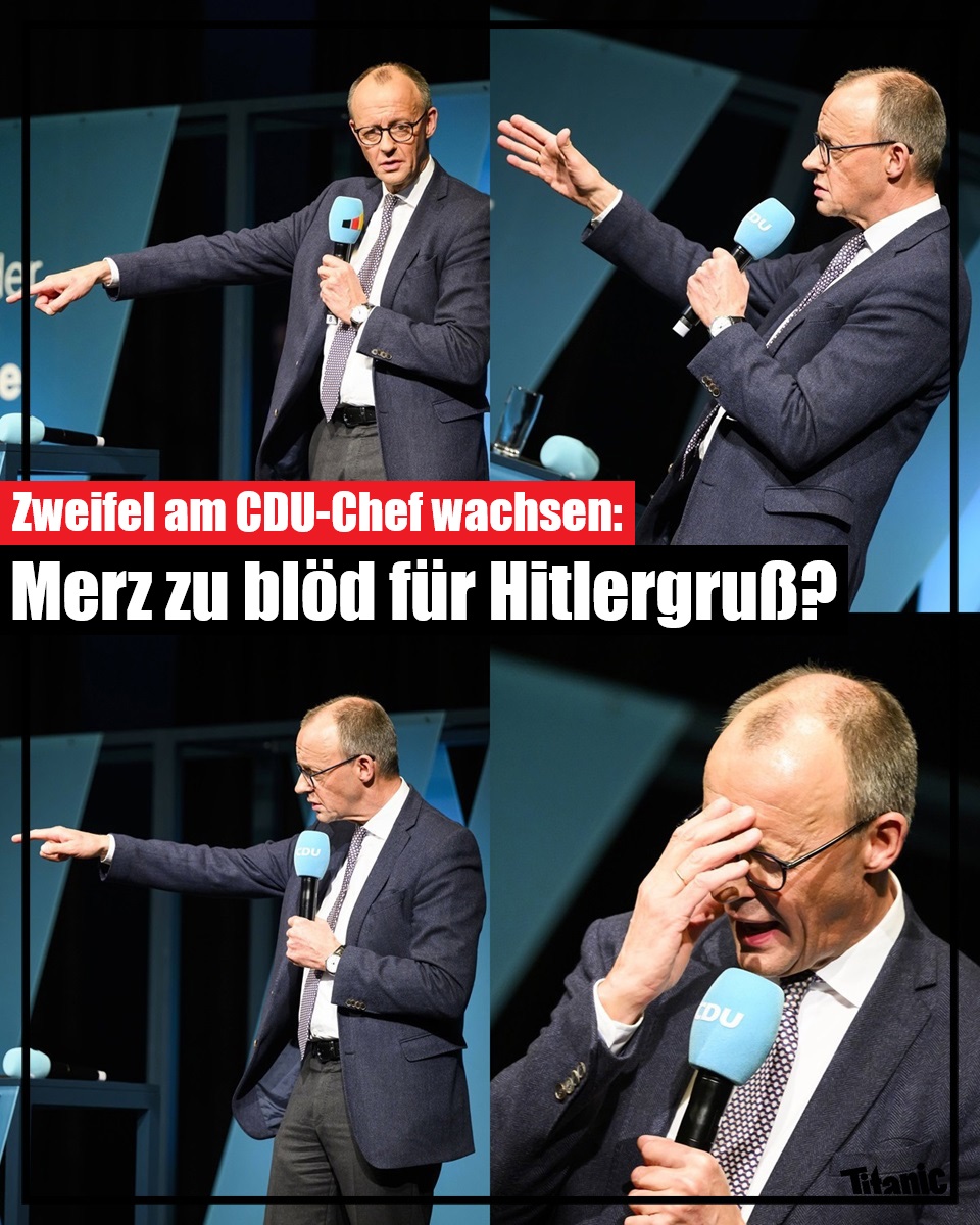 Noch mehr Cartoons im Februarheft – jetzt in 4630 Bochum und überall sonst, im Onlineshop (Print, PDF oder in der App) – oder am besten: mit Prämie im Abo!

Print: shop.titanic-magazin.de/hefte/2020-202…
PDF: shop.titanic-magazin.de/pdfs/2025/tita…
App: reader.titanic-magazin.de/de/profiles/c0…
Abo: titanic-magazin.de/abo/