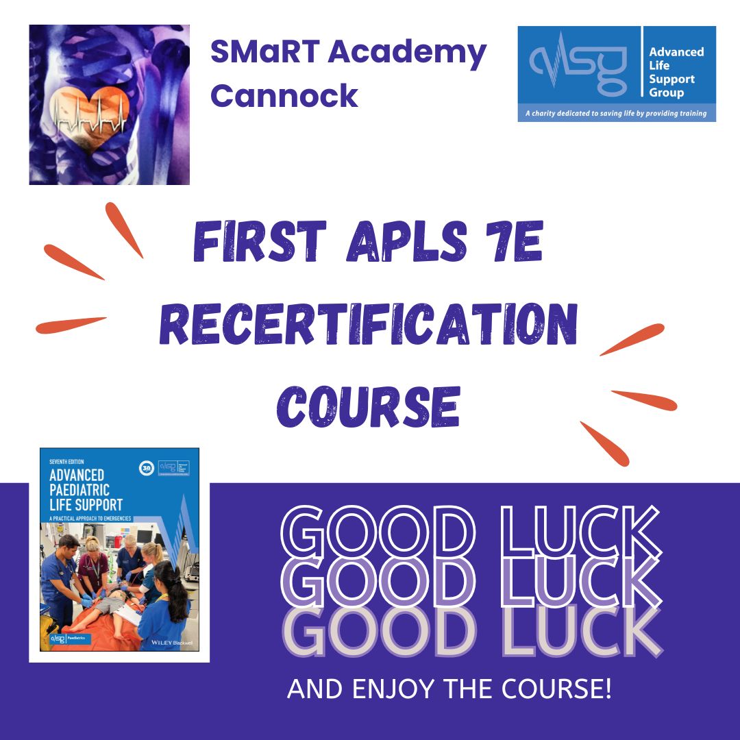 _ALSG_'s tweet photo. The first APLS 7e Recertification is in full swing at the SMaRT Academy in Cannock today. Good luck everyone. #APLS7e #PaediatricTraining @RTresus @smartresustraining @specialist_medical_and_resus https://t.co/Yq9Qm83f9J